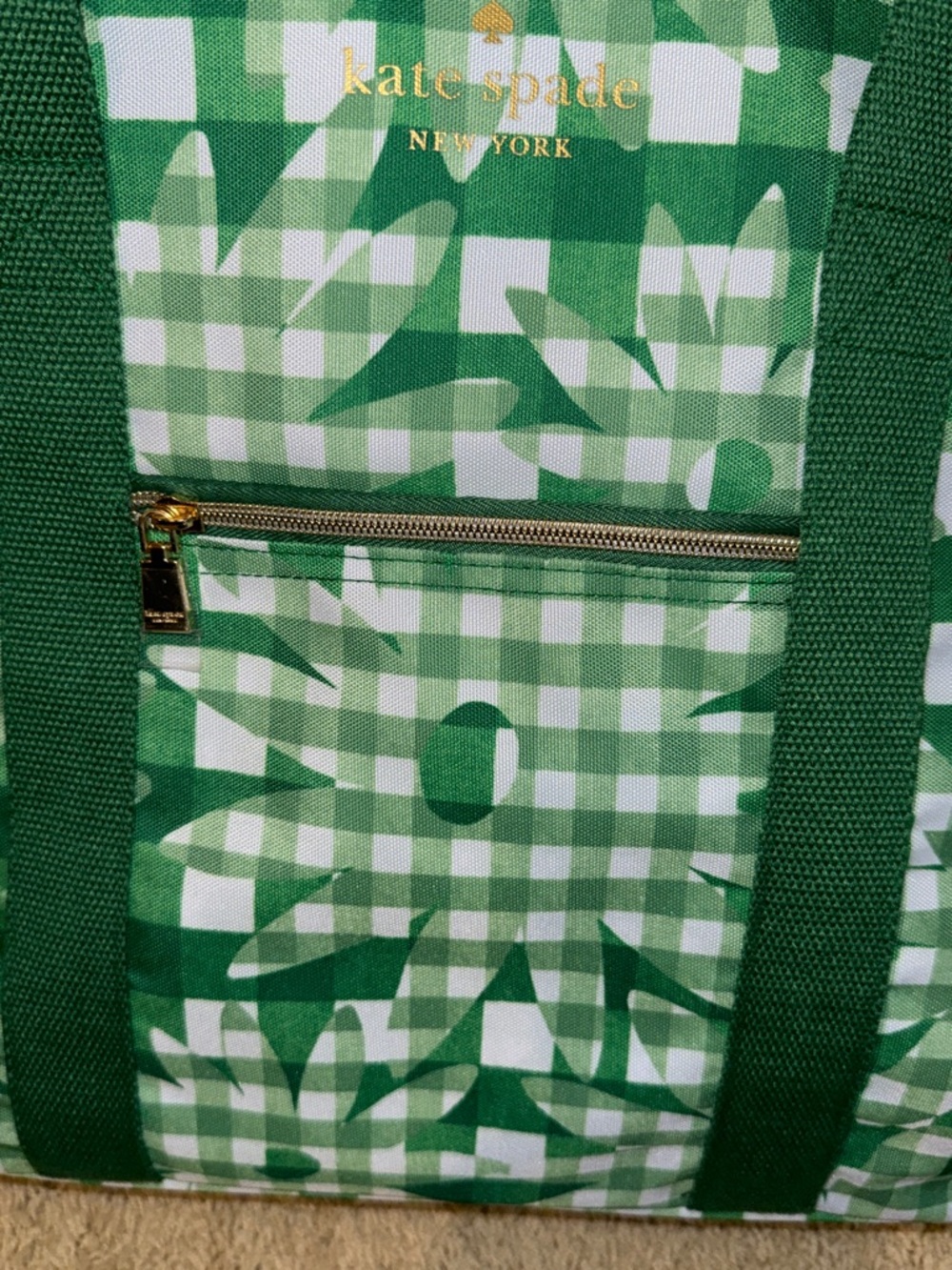 kate spade New York Daisy Gingham Cooler Tote - Picture 13 of 15